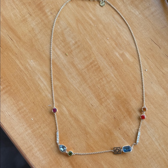 Trina Turk Brand New Elegant Multi-Color Gemstone Necklace - Picture 1 of 6
